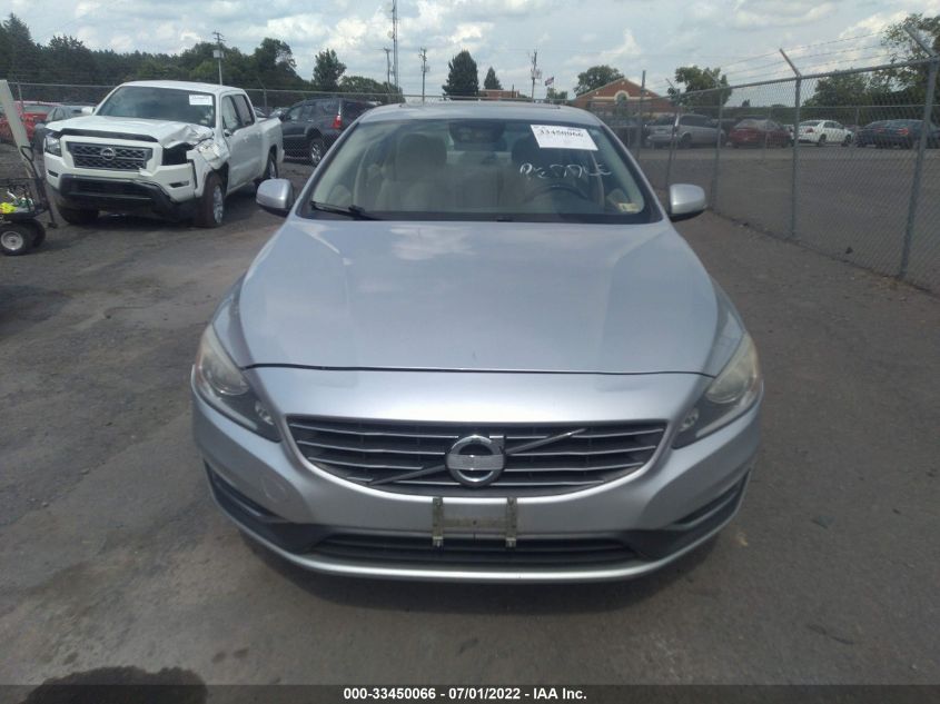 2014 VOLVO S60 T5 YV1612FS8E2282762