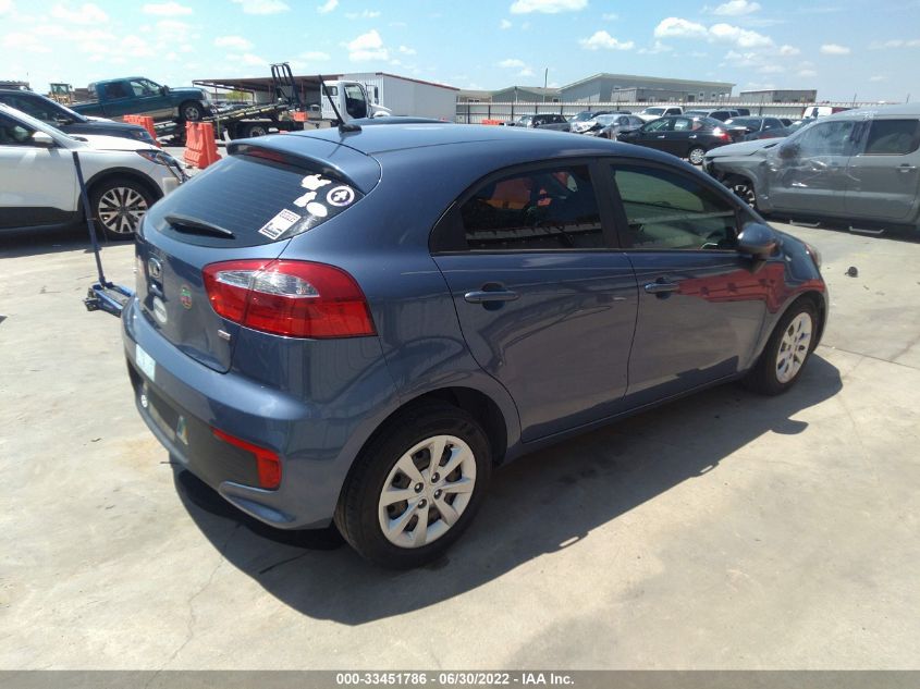 2016 KIA RIO LX KNADM5A36G6666070