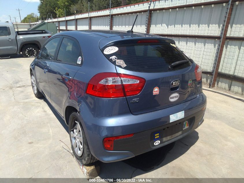 2016 KIA RIO LX KNADM5A36G6666070