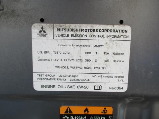 2020 MITSUBISHI OUTLANDER SE/SEL/LE JA4AZ3A36LZ019067