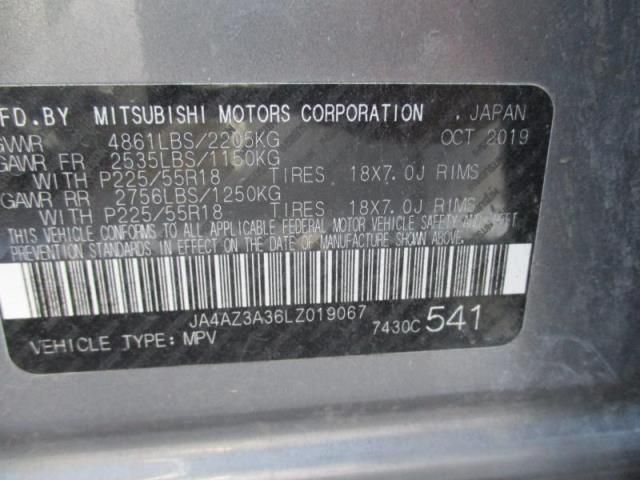 2020 MITSUBISHI OUTLANDER SE/SEL/LE JA4AZ3A36LZ019067