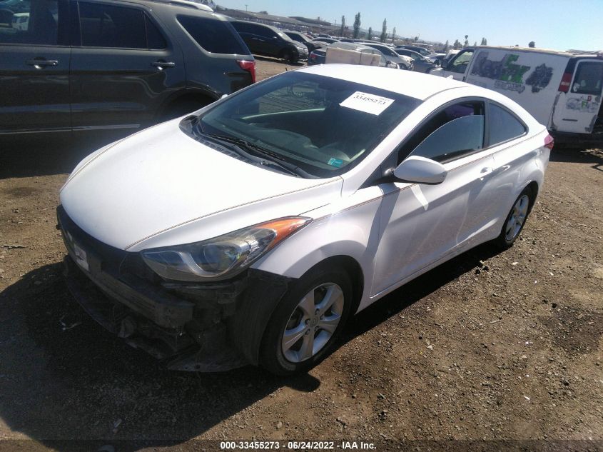 2013 HYUNDAI ELANTRA COUPE GS PZEV KMHDH6AE2DU003743