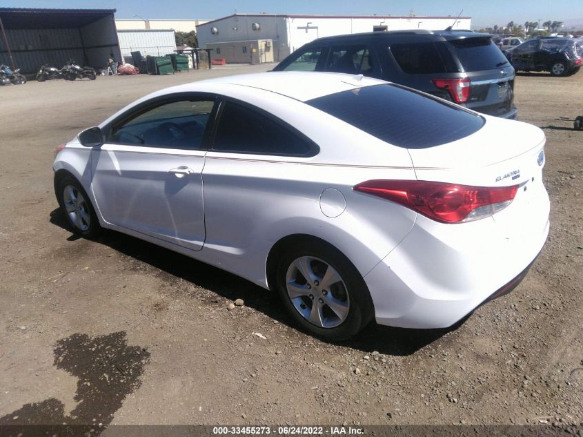 2013 HYUNDAI ELANTRA COUPE GS PZEV KMHDH6AE2DU003743
