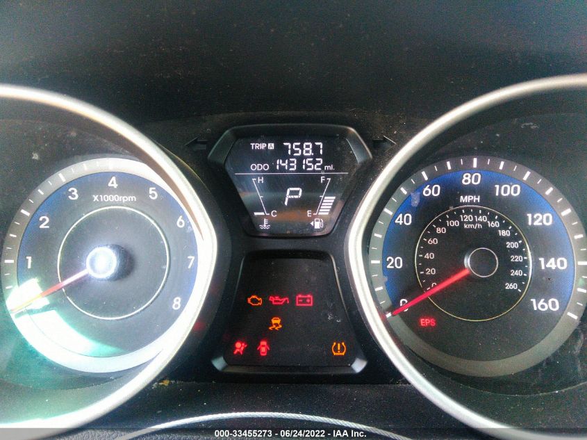 2013 HYUNDAI ELANTRA COUPE GS PZEV KMHDH6AE2DU003743