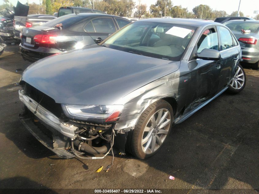 2014 AUDI A4 PREMIUM WAUAFAFL0EN041455