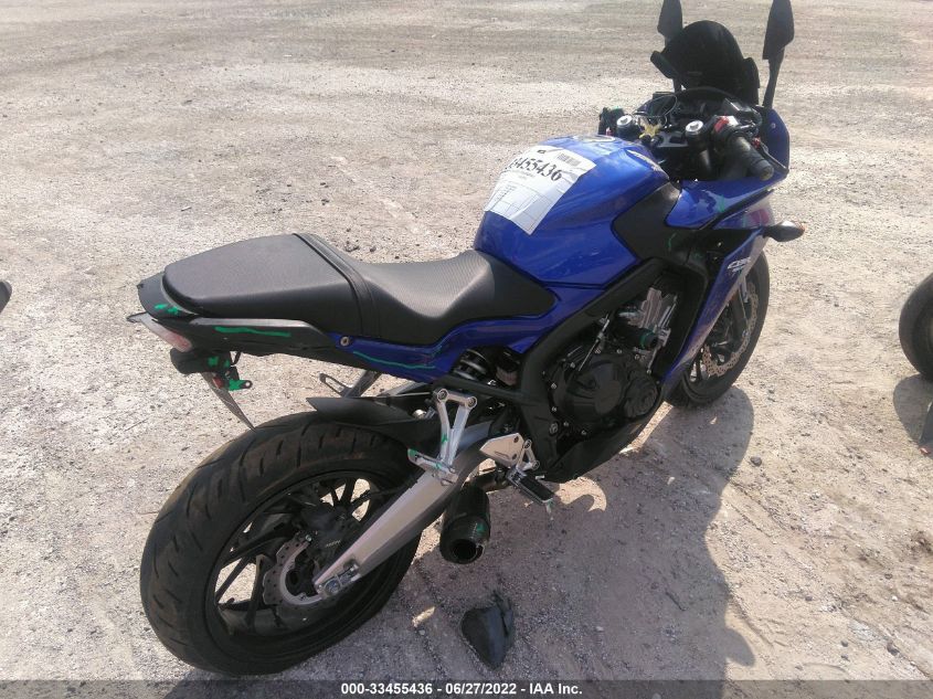 2014 HONDA CBR650 F MLHRC7407E5000621