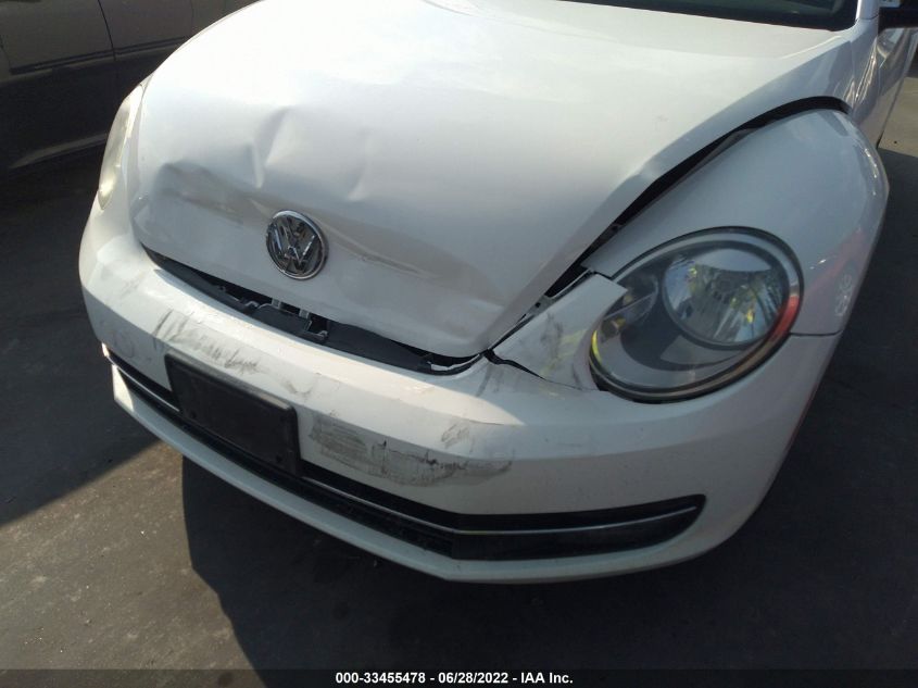 2013 VOLKSWAGEN BEETLE COUPE 2.0T TURBO 3VWV67AT2DM608723