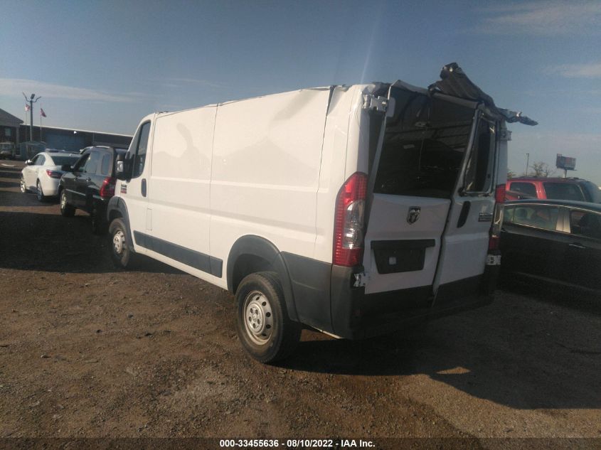 2019 RAM PROMASTER CARGO VAN 3C6TRVAGXKE504567