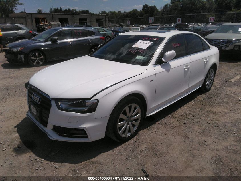 2015 AUDI A4 PREMIUM WAUBFAFL7FN033343