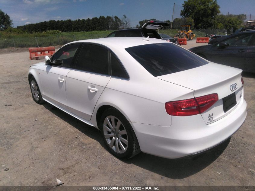 2015 AUDI A4 PREMIUM WAUBFAFL7FN033343