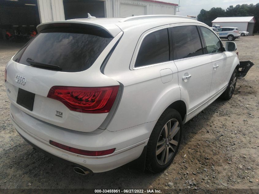 2015 AUDI Q7 3.0L TDI PREMIUM PLUS WA1LMAFE3FD002654