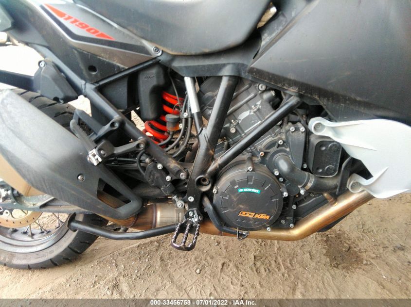 2016 KTM 1190 ADVENTURE VBKV19405GM936201