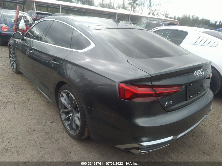 2021 AUDI A5 SPORTBACK S LINE PREMIUM PLUS WAUFACF51MA023506