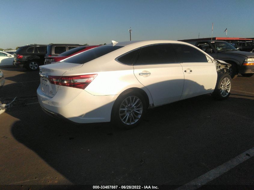 2016 TOYOTA AVALON HYBRID XLE PREMIUM/LIMITED 4T1BD1EB2GU054234