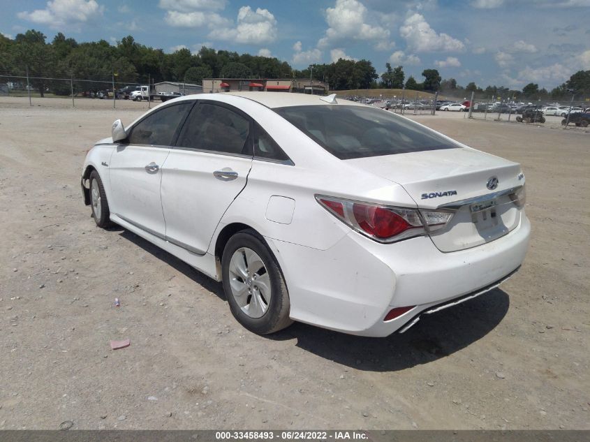 2013 HYUNDAI SONATA HYBRID KMHEC4A42DA064980