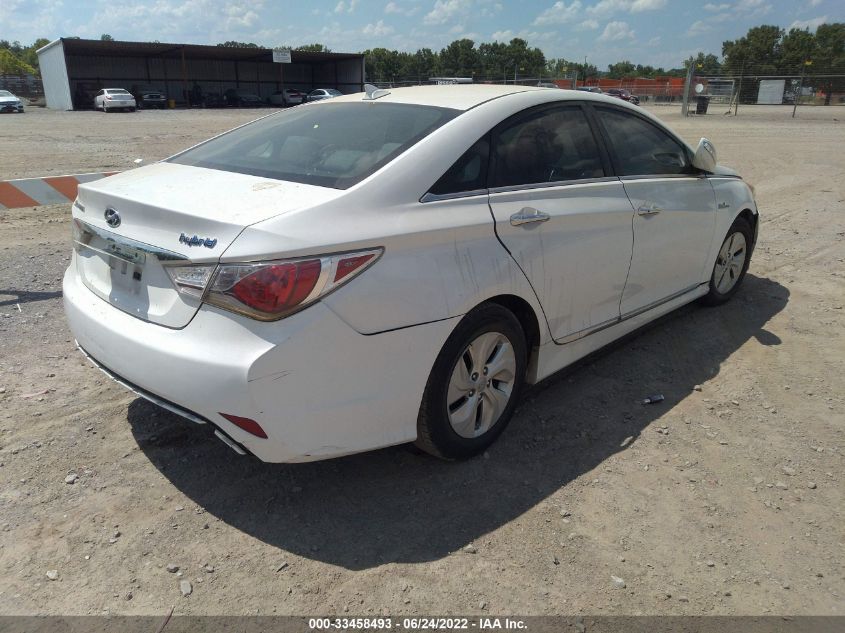 2013 HYUNDAI SONATA HYBRID KMHEC4A42DA064980