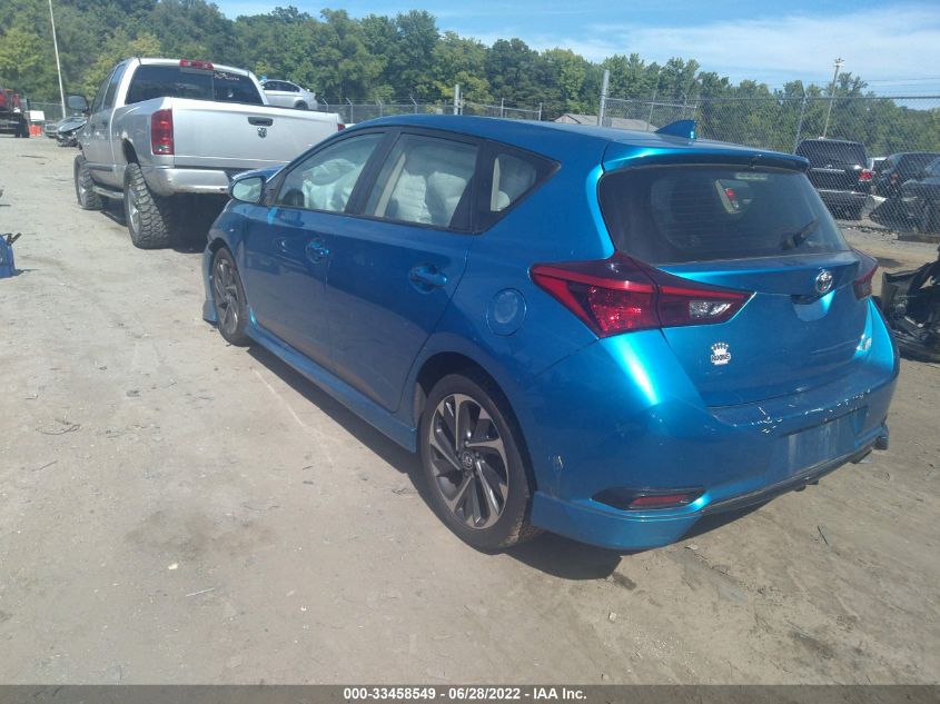 2017 TOYOTA COROLLA IM JTNKARJE1HJ529768