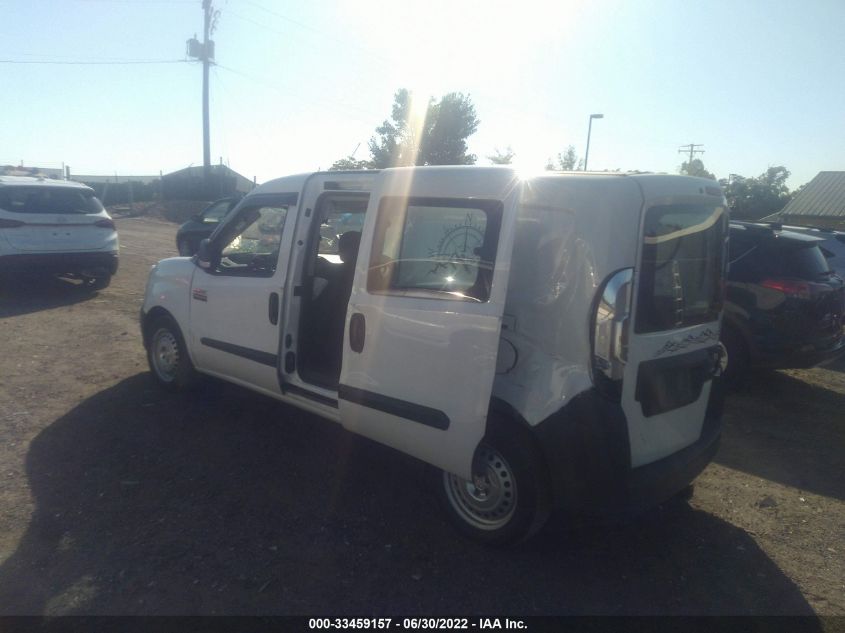 2017 RAM PROMASTER CITY CARGO VAN TRADESMAN ZFBERFAB4H6G66713