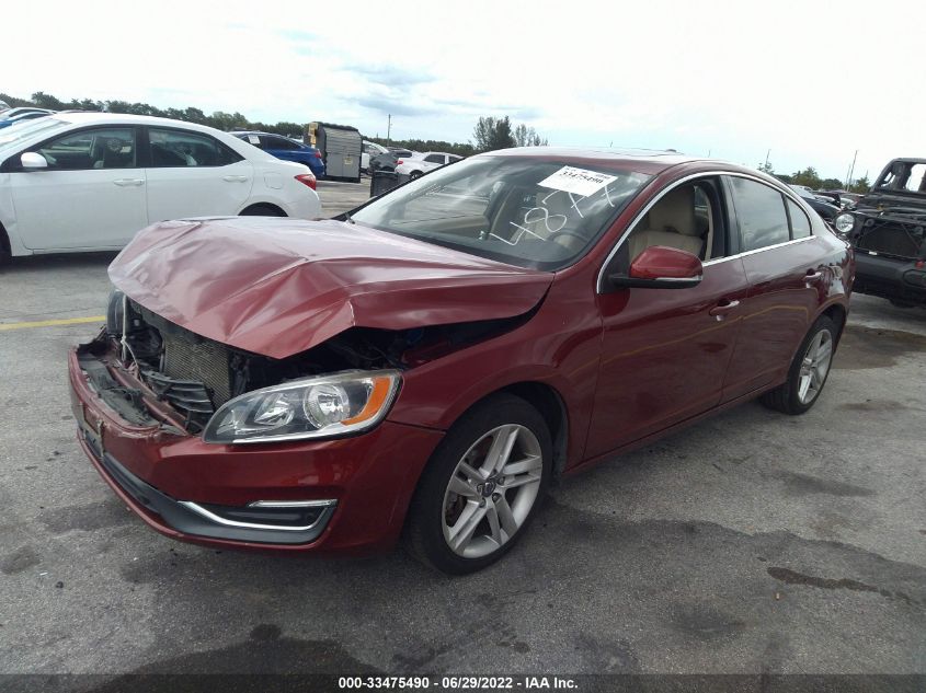 2015 VOLVO S60 T5 PREMIER YV1612TB0F1304877
