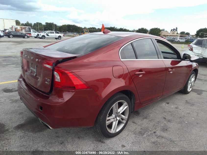 2015 VOLVO S60 T5 PREMIER YV1612TB0F1304877