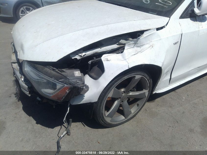 2014 AUDI S5 PREMIUM PLUS WAUCGAFR6EA025763