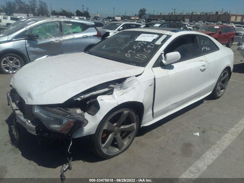 2014 AUDI S5 PREMIUM PLUS WAUCGAFR6EA025763