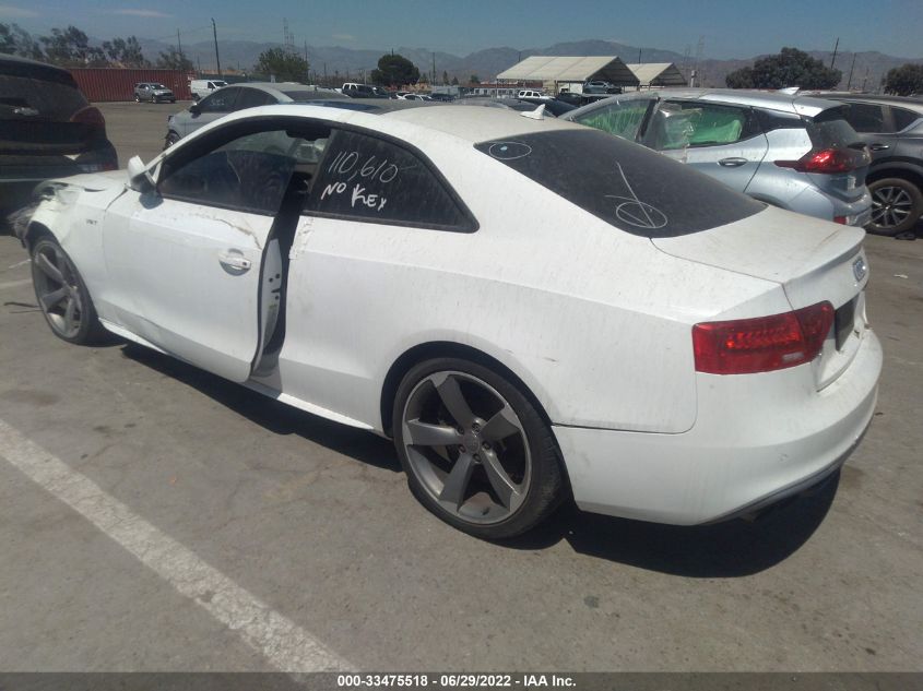 2014 AUDI S5 PREMIUM PLUS WAUCGAFR6EA025763