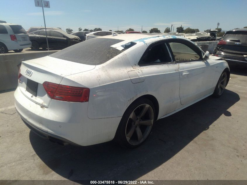2014 AUDI S5 PREMIUM PLUS WAUCGAFR6EA025763