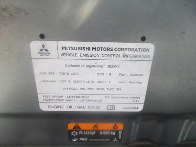 2020 MITSUBISHI OUTLANDER SE/SEL/LE JA4AZ3A37LZ027162