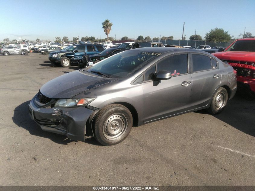 2013 HONDA CIVIC SDN LX 19XFB2F52DE232017