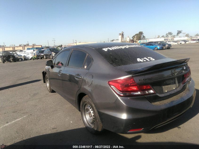 2013 HONDA CIVIC SDN LX 19XFB2F52DE232017