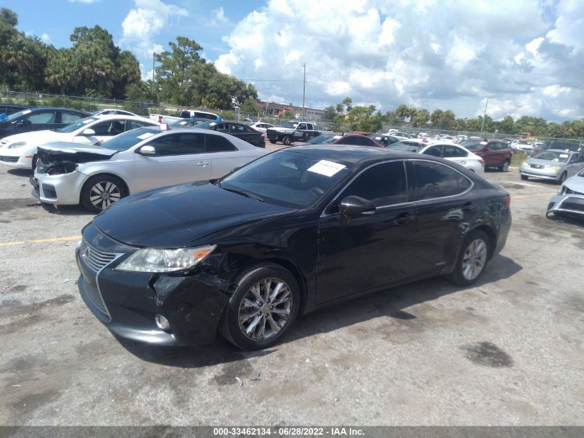 2013 LEXUS ES 300H HYBRID JTHBW1GG9D2003312