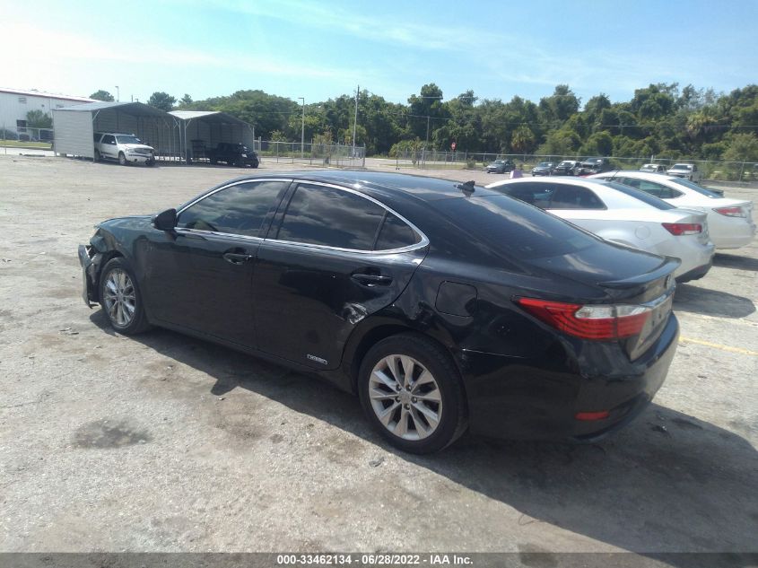 2013 LEXUS ES 300H HYBRID JTHBW1GG9D2003312
