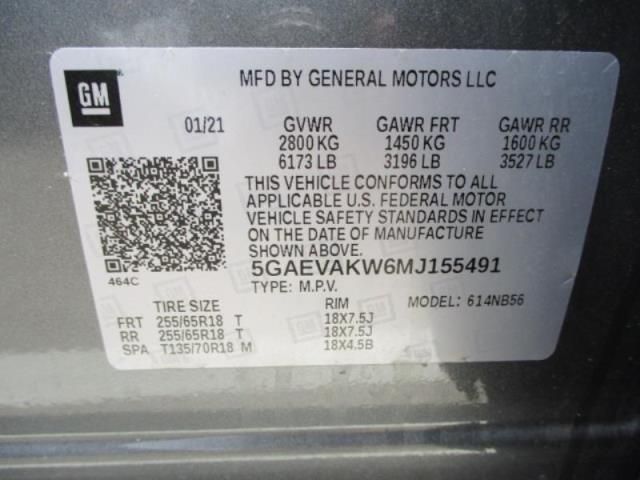 2021 BUICK ENCLAVE ESSENCE 5GAEVAKW6MJ155491