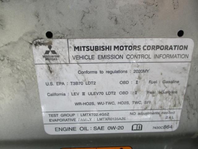 2020 MITSUBISHI OUTLANDER SE/SEL/LE JA4AZ3A31LZ025908