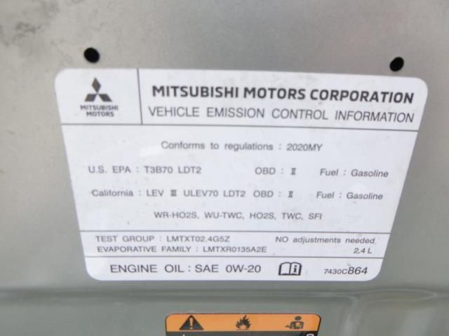 2020 MITSUBISHI OUTLANDER SE/SEL/LE JA4AZ3A37LZ025721