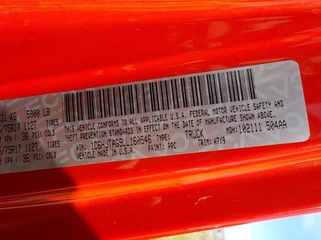 2020 JEEP GLADIATOR SPORT 1C6HJTAG9LL160546