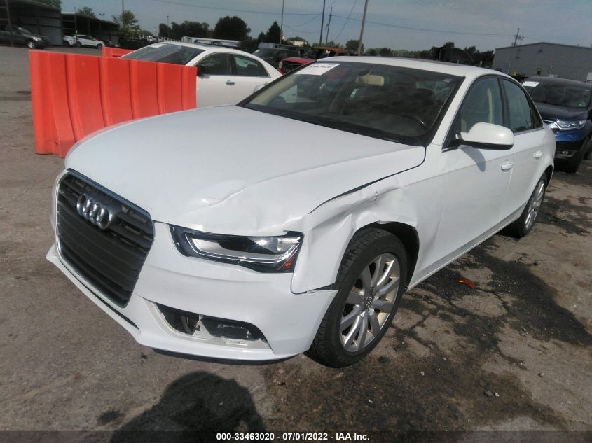 2013 AUDI A4 PREMIUM WAUBFAFL6DN026445