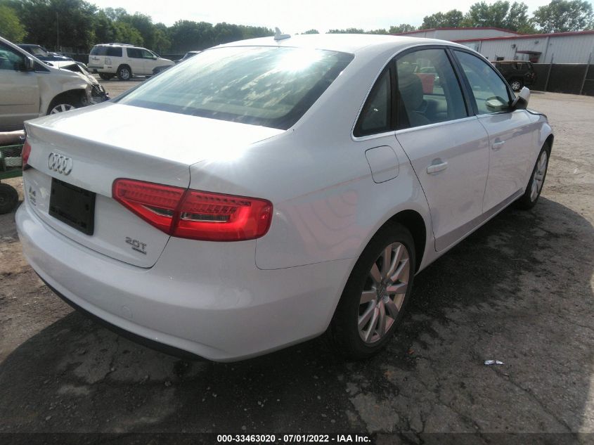 2013 AUDI A4 PREMIUM WAUBFAFL6DN026445