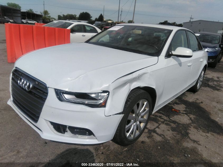 2013 AUDI A4 PREMIUM WAUBFAFL6DN026445