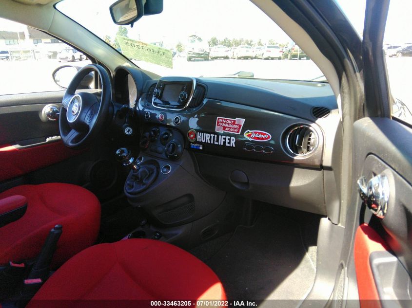 2016 FIAT 500 POP 3C3CFFAR9GT161346