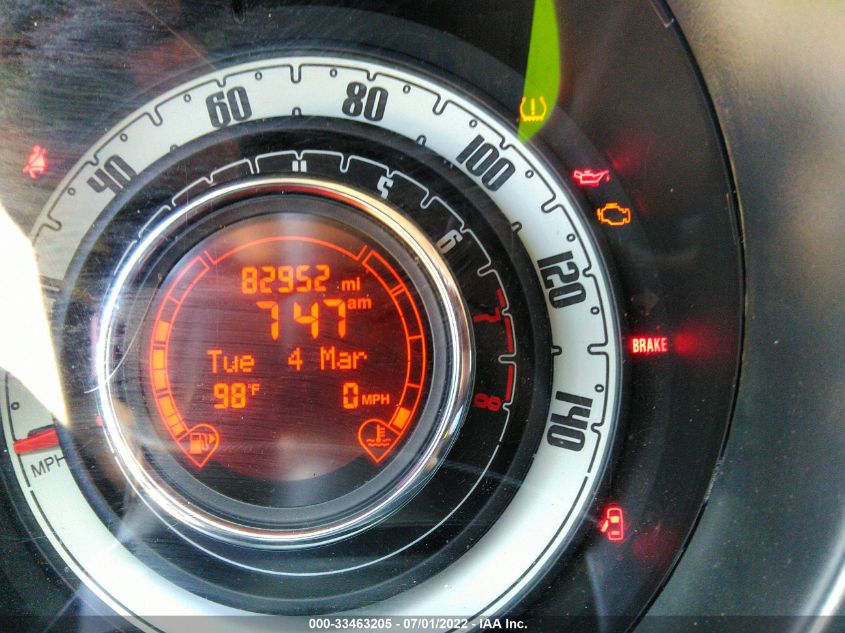 2016 FIAT 500 POP 3C3CFFAR9GT161346