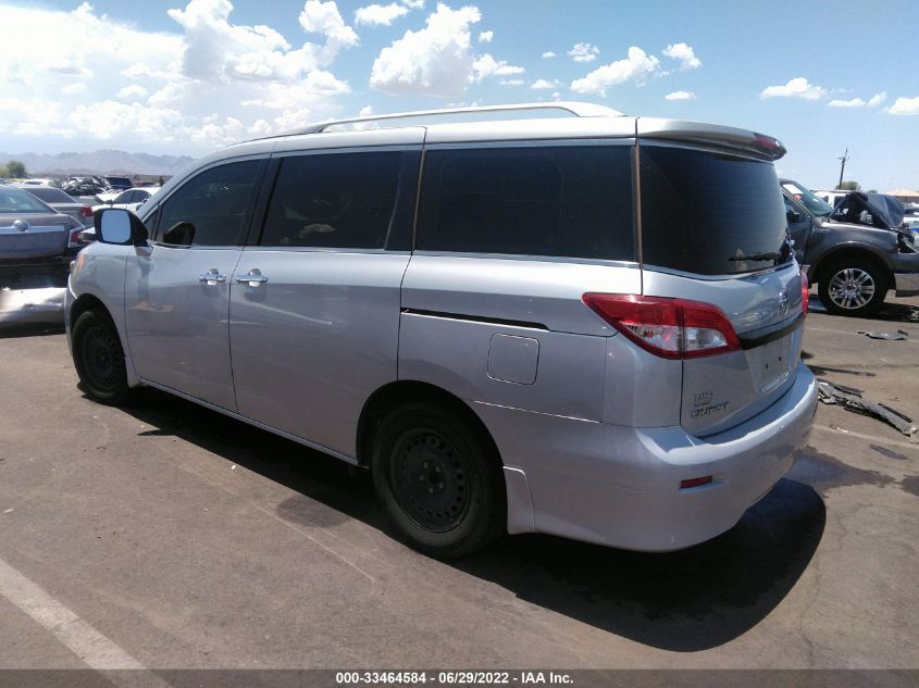 2014 NISSAN QUEST S JN8AE2KP9E9106854