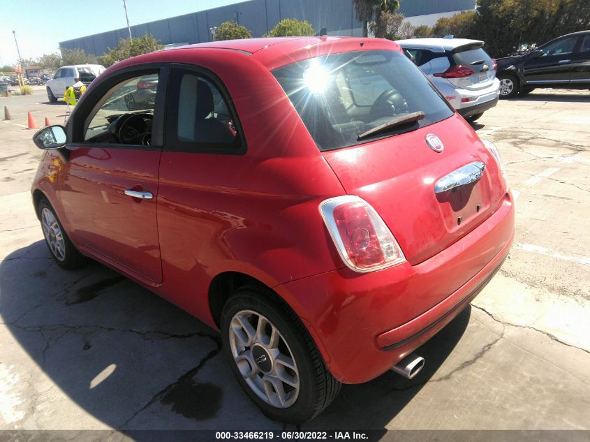2013 FIAT 500 POP 3C3CFFAR7DT640229
