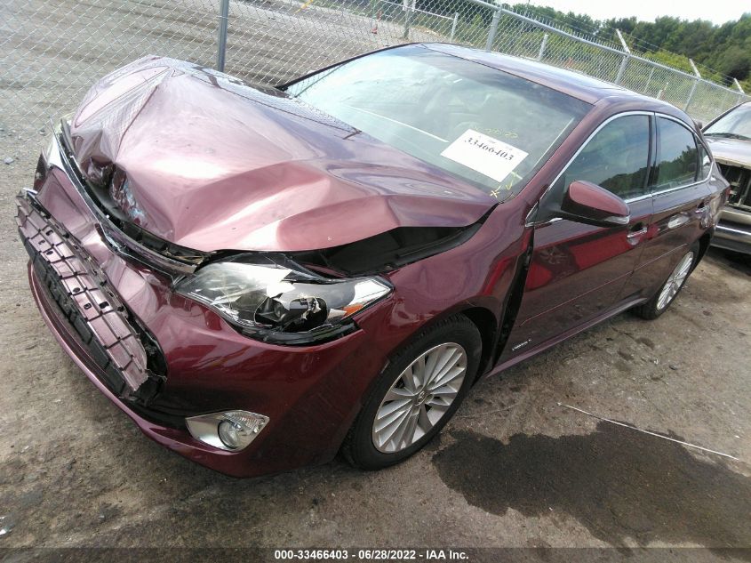 2014 TOYOTA AVALON HYBRID HYBRID/PREM/TOUR/LTD 4T1BD1EBXEU035492