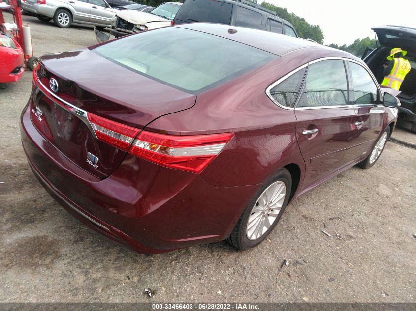 2014 TOYOTA AVALON HYBRID HYBRID/PREM/TOUR/LTD 4T1BD1EBXEU035492