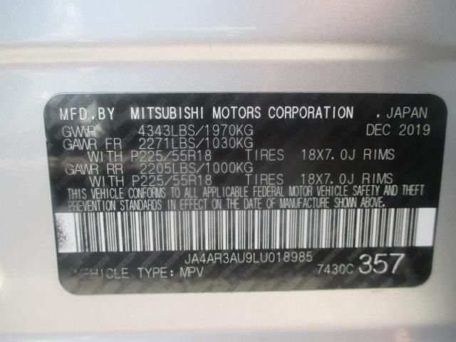 2020 MITSUBISHI OUTLANDER SPORT ES/SE/SP JA4AR3AU9LU018985