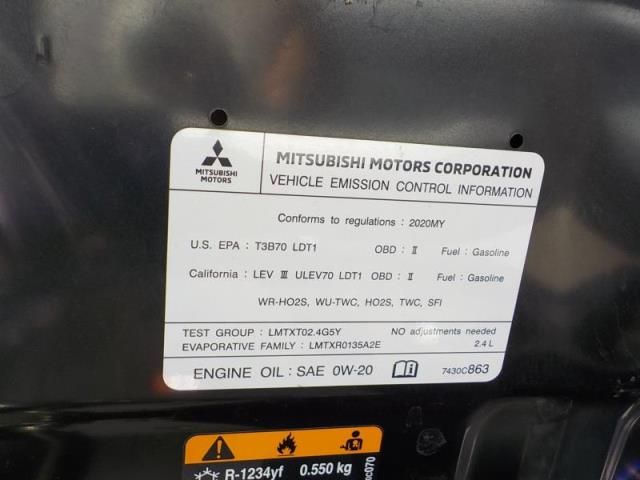2020 MITSUBISHI OUTLANDER SE/SEL/LE JA4AD3A37LZ028875