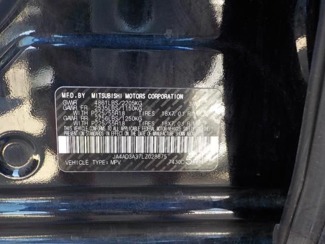 2020 MITSUBISHI OUTLANDER SE/SEL/LE JA4AD3A37LZ028875