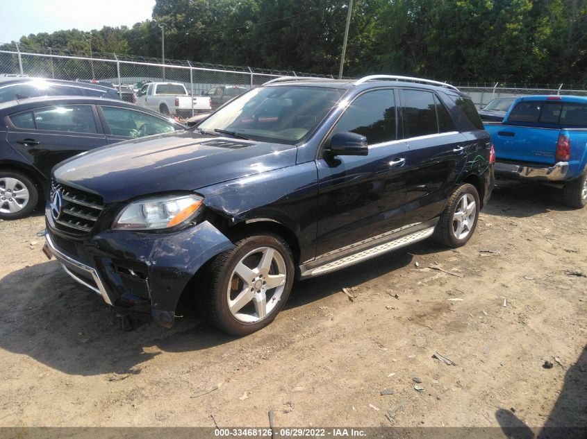2014 MERCEDES-BENZ M-CLASS ML 350 4JGDA5JB5EA274822